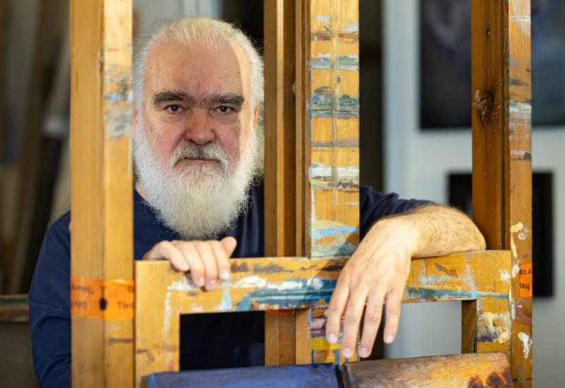 Szurcsik József nyerte el a Vásárhelyi Őszi Tárlat legmagasabb elismerését, a fődíjat.